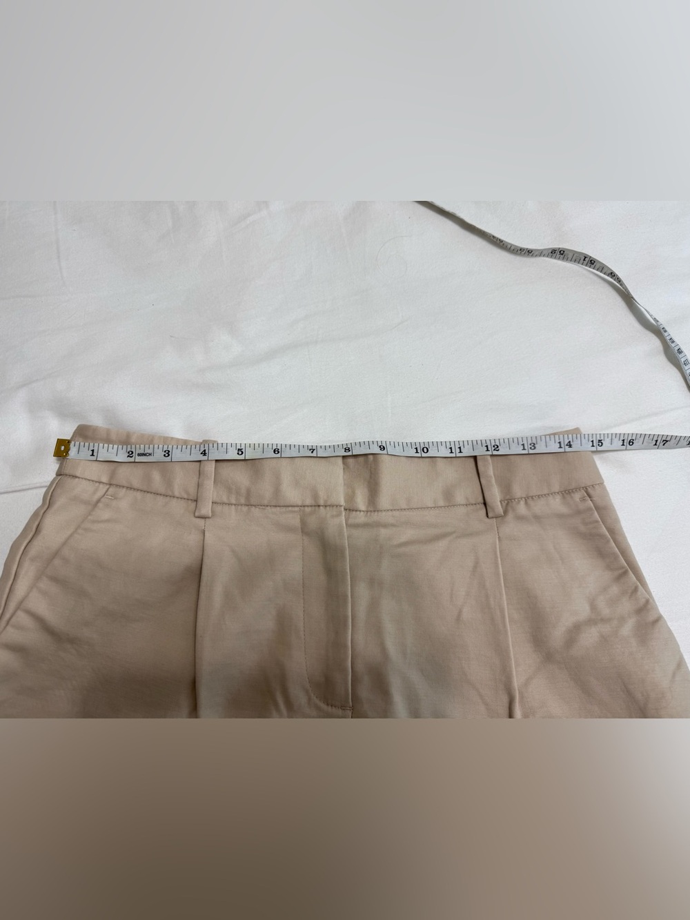 Zara Classic Tan Beige Short size Small - Picture 5 of 5